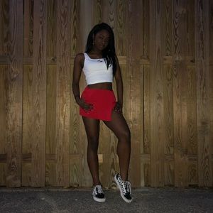 red skort
